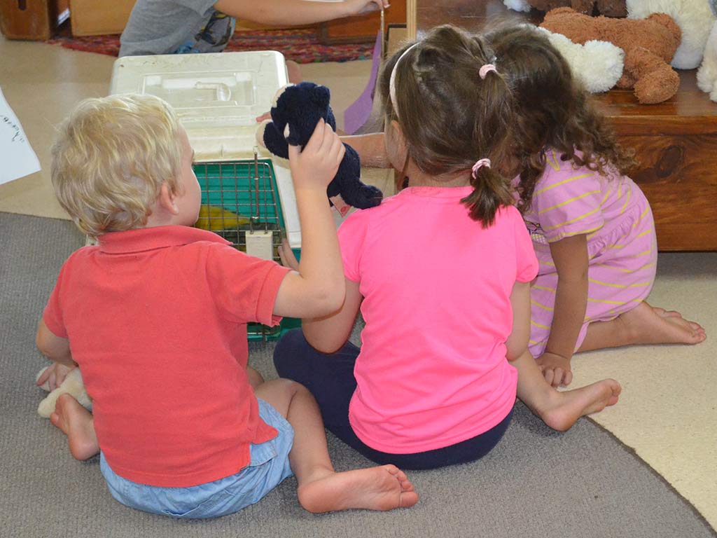 Learning together at Red Hill Kindergarten.