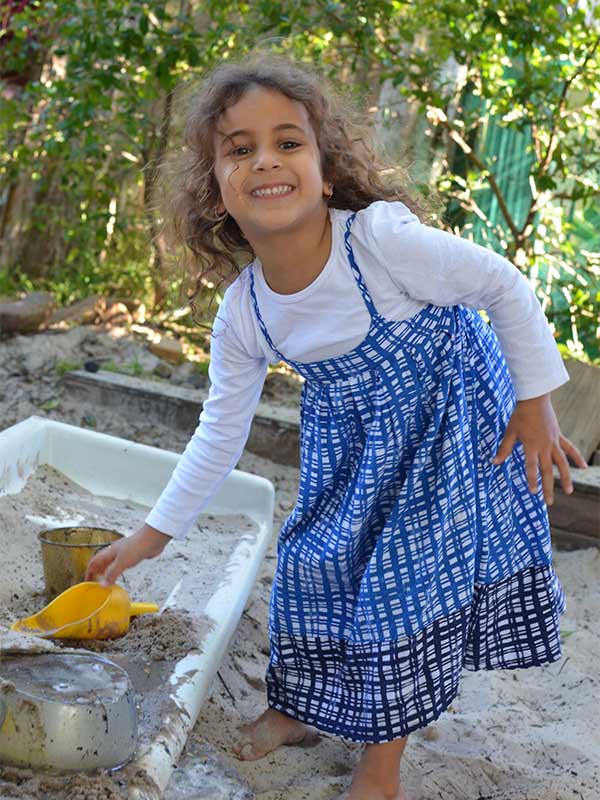 Sand play fun at Red Hill Kindergarten.