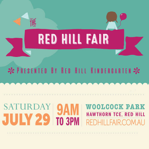 The Red Hill Fair is the major fundraiser for the Red Hill Kindergarten.